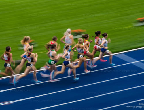 Female runners at the european athletics championship 2018 in Berlin, Germany